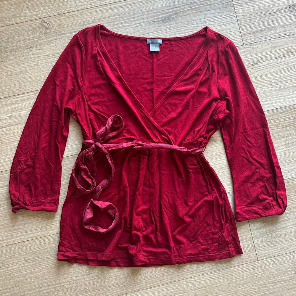 Ann Taylor Crimson Top